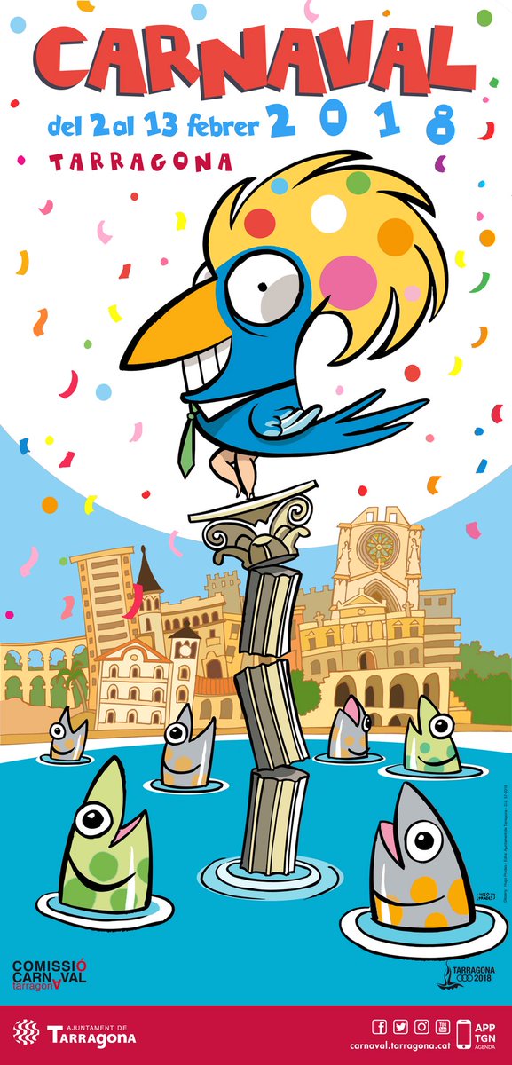 Resultat d'imatges de carnaval tarragona 2019 cartell