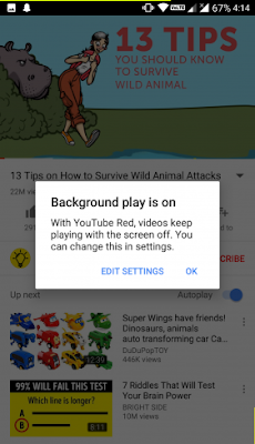 يوتيوب المعدّل, تطبيق YouTube المعدّل, يوتيوب المعدّل بدون إعلانات و تشغيل الفيديوهات في الخلفية