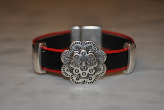 Bracelet Unisexe En Cuir Et Zamak – Marque Yo Contigo, Fabriqué à La Main En Espagne – Neuf Sans Emballage