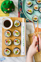 Sushi ze szparagami Sushi ze szparagami