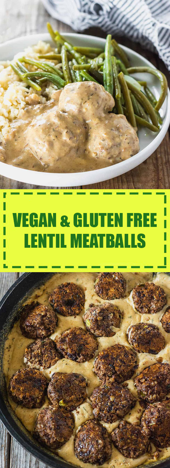 Lentil Meatballs (Vegan, Gluten-Free) Lentil Meatballs (Vegan, Gluten-Free)