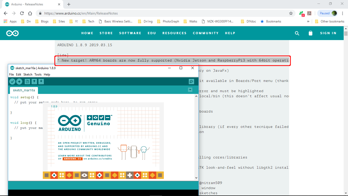SCARICA IDE ARDUINO