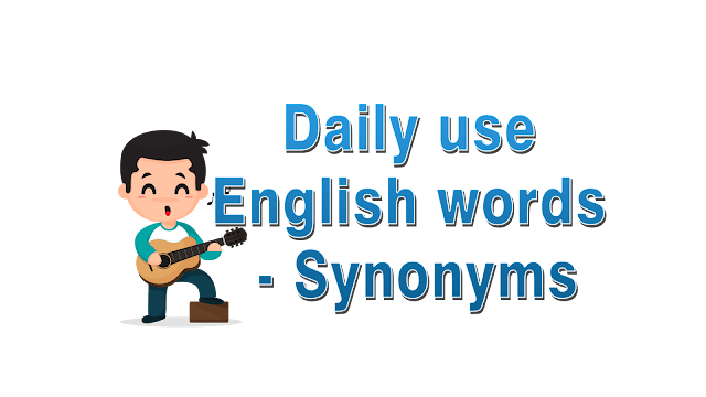 Daily use English words with Bengali meaning