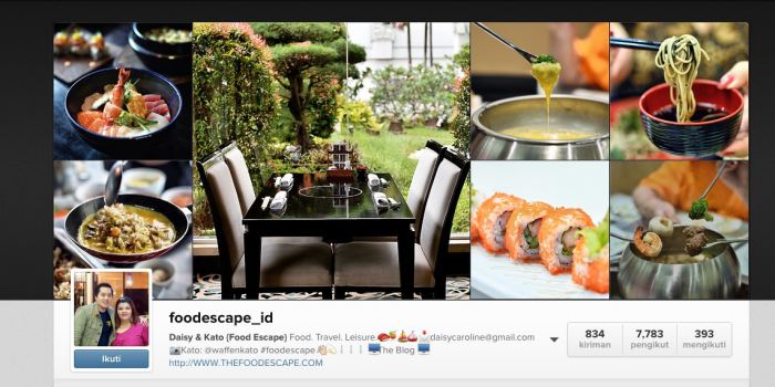 Lima Food Blogger Terpopuler di Instagram Indonesia 