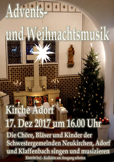 Kirche Adorf/Erzgebirge: Advents- und Weihnachtsmusik am 17. Dezember 