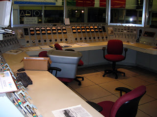 Control Room in the National Voice of America Museum of Broadcasting, Butler County, Ohio; Photograph by Robert T. Rhode