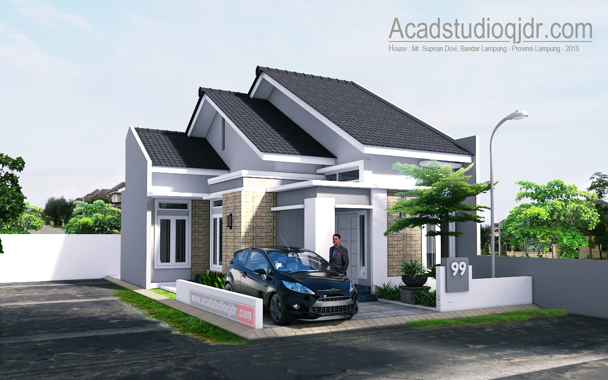 Bentuk Desain Rumah Hook Tipe 70 - Jasa Desain Rumah