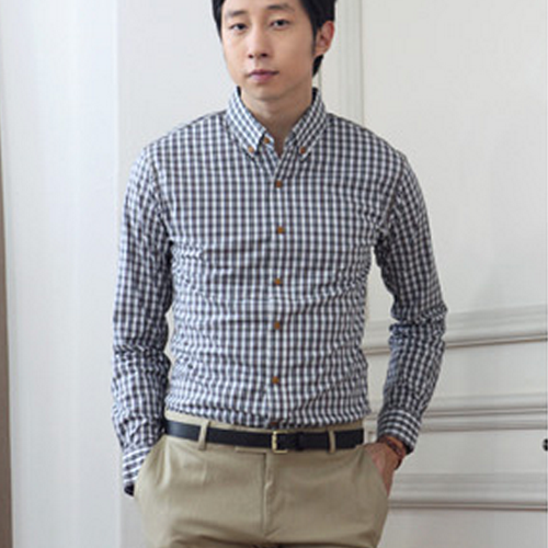[Jogun Shop] Long Sleeved Check Shirt | KSTYLICK - Latest Korean ...