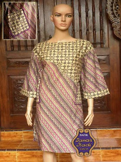 contoh baju batik untuk kerja wanita