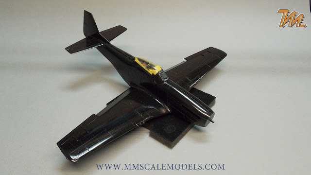 P-51 D-15 Mustang ICM 1/48 - plastic scale model build review