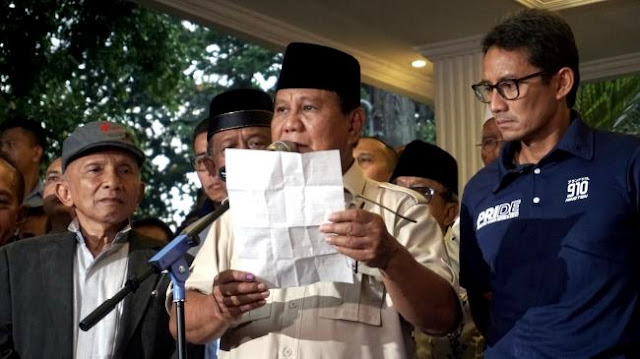 Prabowo Bikin Surat Wasiat: Kalau Terjadi Apa-apa terhadap Saya.... Prabowo Bikin Surat Wasiat: Kalau Terjadi Apa-apa terhadap Saya....