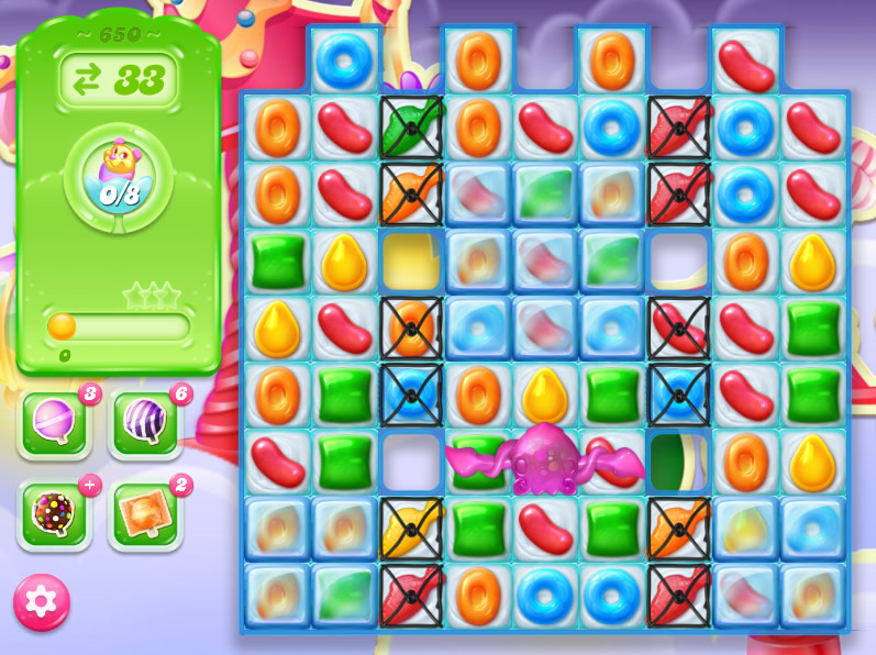 Candy Crush Jelly Saga level 650 Candy Crush Jelly Saga level 650