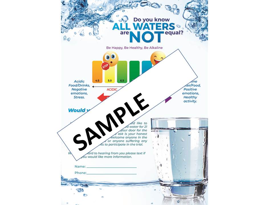 Pure Kangen Water Flyers