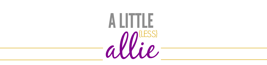 A little (less) Allie