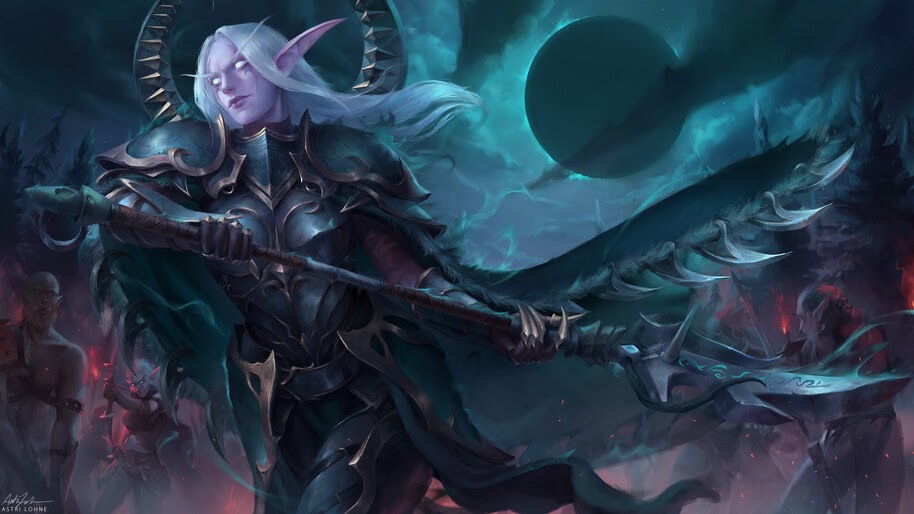 Elf, Fantasy, Warrior, Art, 4K, #4.1027