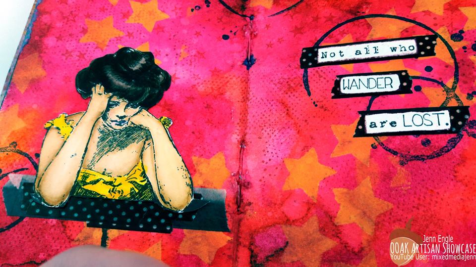BLOG OOAK Artisan Showcase Mixed Media Art Journal with Jenn Engle