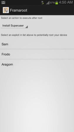 How to root Android via Framaroot