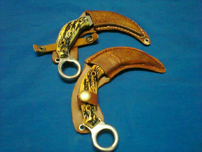 Kerambit Minang Sarung Kulit | 081585050838 Jual Peralatan Beladiri Pencak Silat, Senjata ...