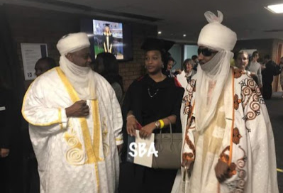 Image result for Emir Sanusi Joins Sultan Of Sokoto In London For Daughter's Graduation