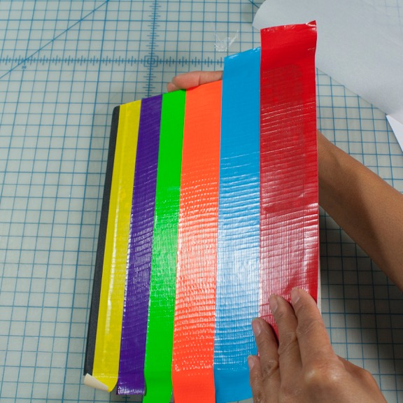 Decorate the Notebook with Duct Tape