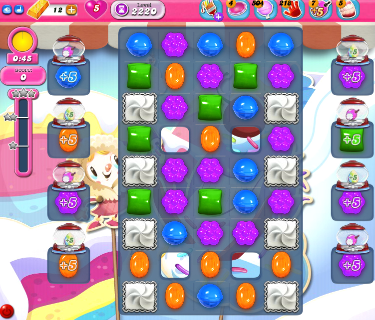 Candy Crush Saga level 2220 Candy Crush Saga level 2220