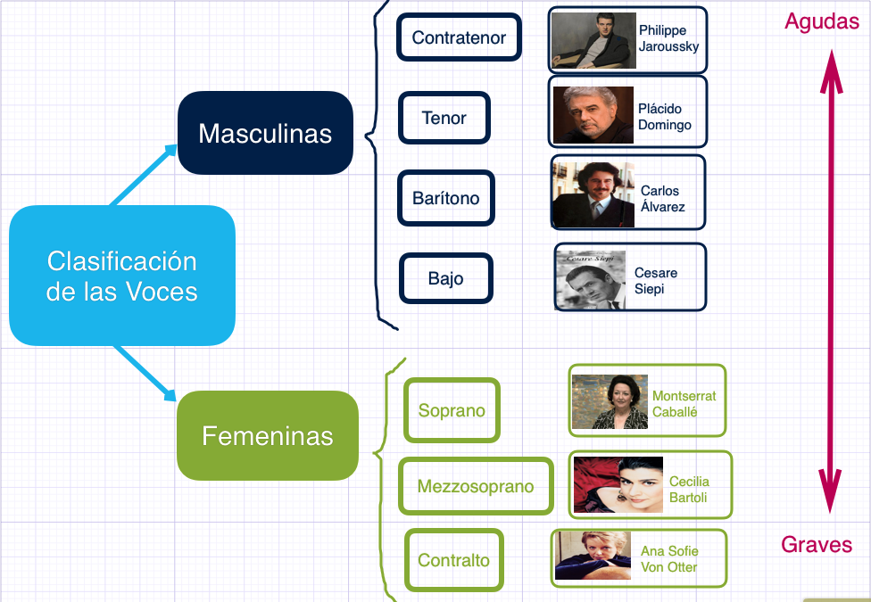 Enjoy the music! Tipos de voces