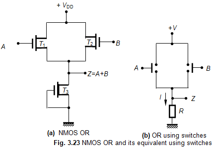 NMOS OR Gate Circuit