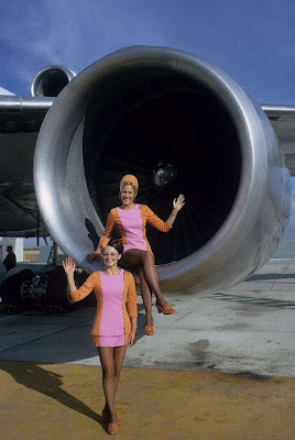two sexy stewardesses are better than one