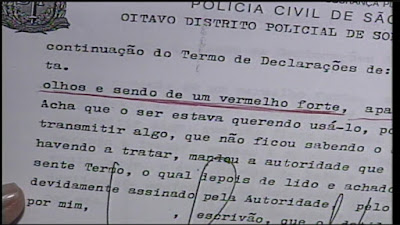 et ataca 2 Documentos muestran el relato de un hombre en Brasil que dijo haber atrapado un extraterrestre en los años 90