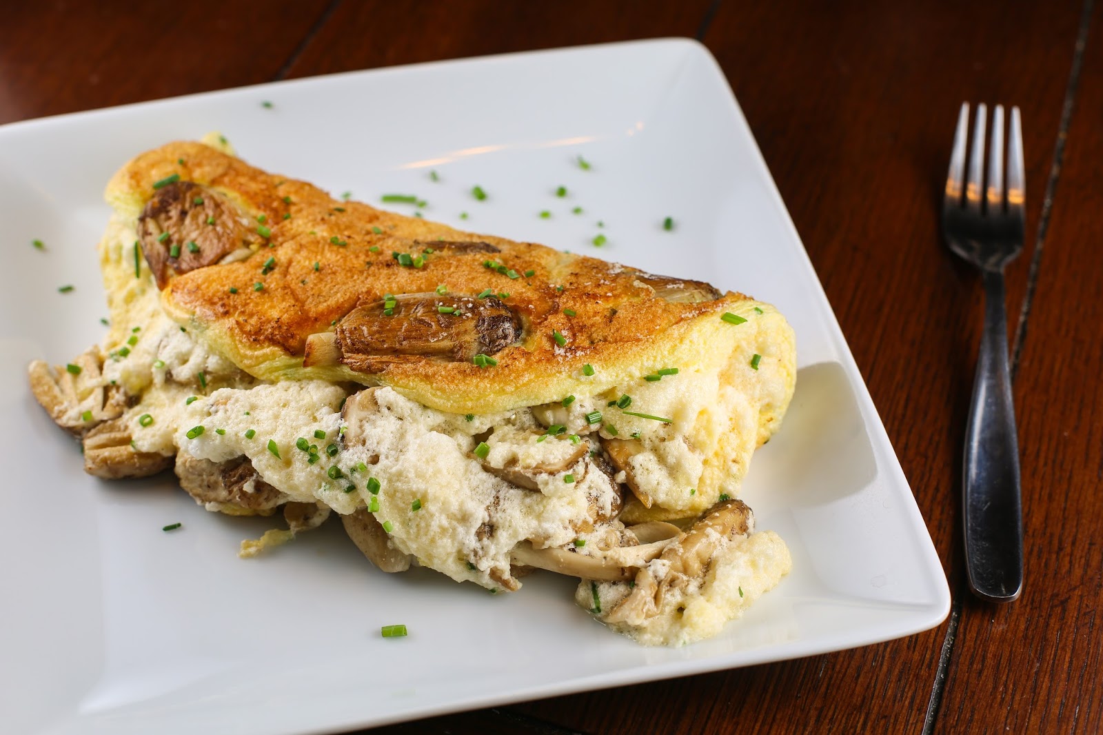 Shaggy Mane Omelette Soufflé