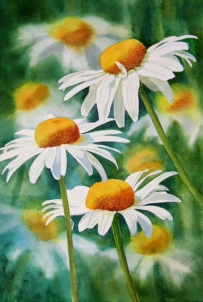 cuadros-de-flores-blancas-pintadas-con-acuarelas