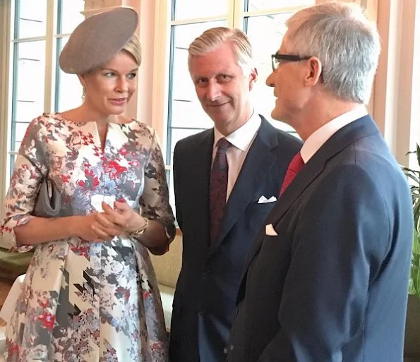 Queen Mathilde of Belgium and King Philippe visited Frankfurt, Germany, for the opening day of 'Frankfurter Buchmesse' book fair. Belgian Royals and Dutch Royals at the Frankfurter Buchmesse