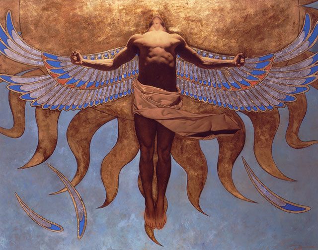 Ars Longa, Vita brevis "They glanced up and saw Icarus