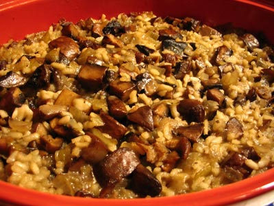 Baked Mushroom Risotto | Lisa's Kitchen | Vegetarian Recipes | Cooking