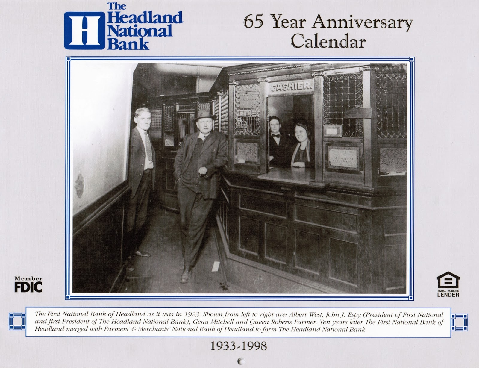 Tomfoolery The Headland National Bank