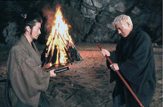 Takeshi Kitano and Tdanobu Asano in Zatoichi