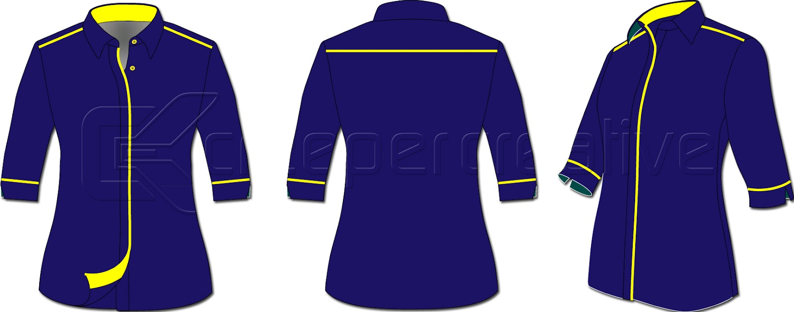 Corporate Shirt CS 02 Series Creeper Design