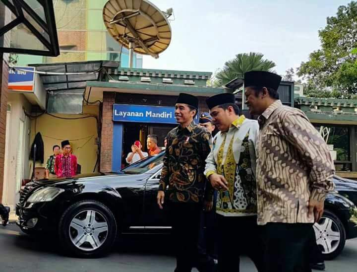 Presiden Jokowi sebagai Umara Sejati berkunjung ke Ulama 