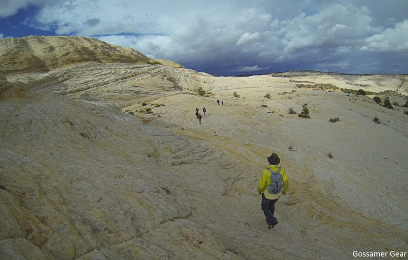 walking on slickrock