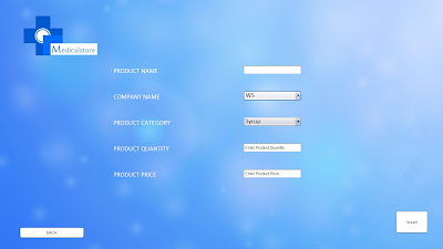 Medical store management system - Add new product