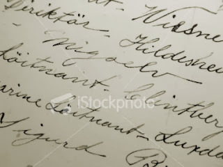 Old Style Handwriting