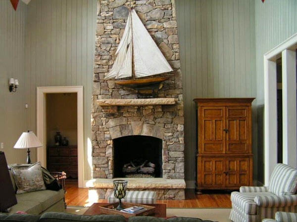 Stone fireplaces ideas for a cheap nature inspired home