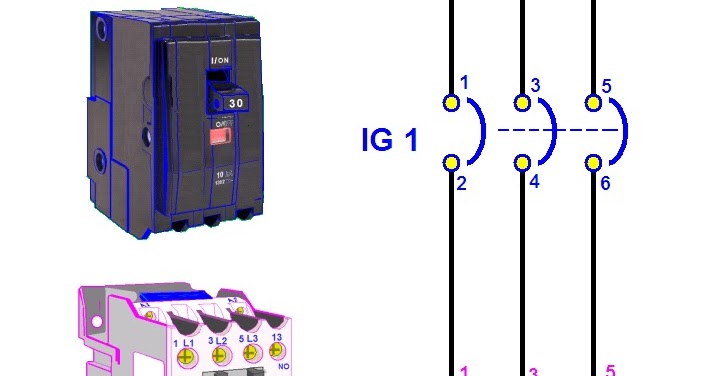 coparoman: Diagrama básico de control de un motor trifásico