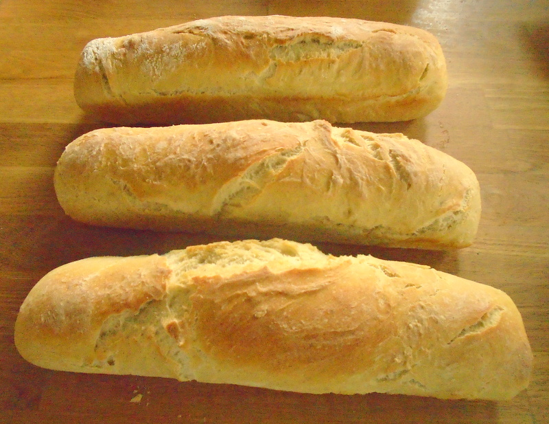 Ruck Zuck Käsesouffle und Baguette