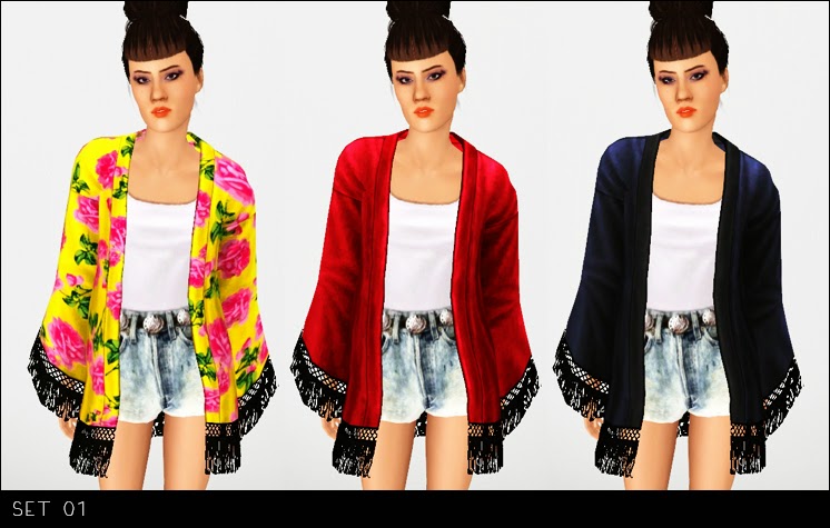 My Sims 3 Blog: Updated - Now Base Game Compatible Accessory Kimono ...