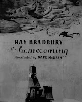A photo of the cover of a novel by Ray Bradbury