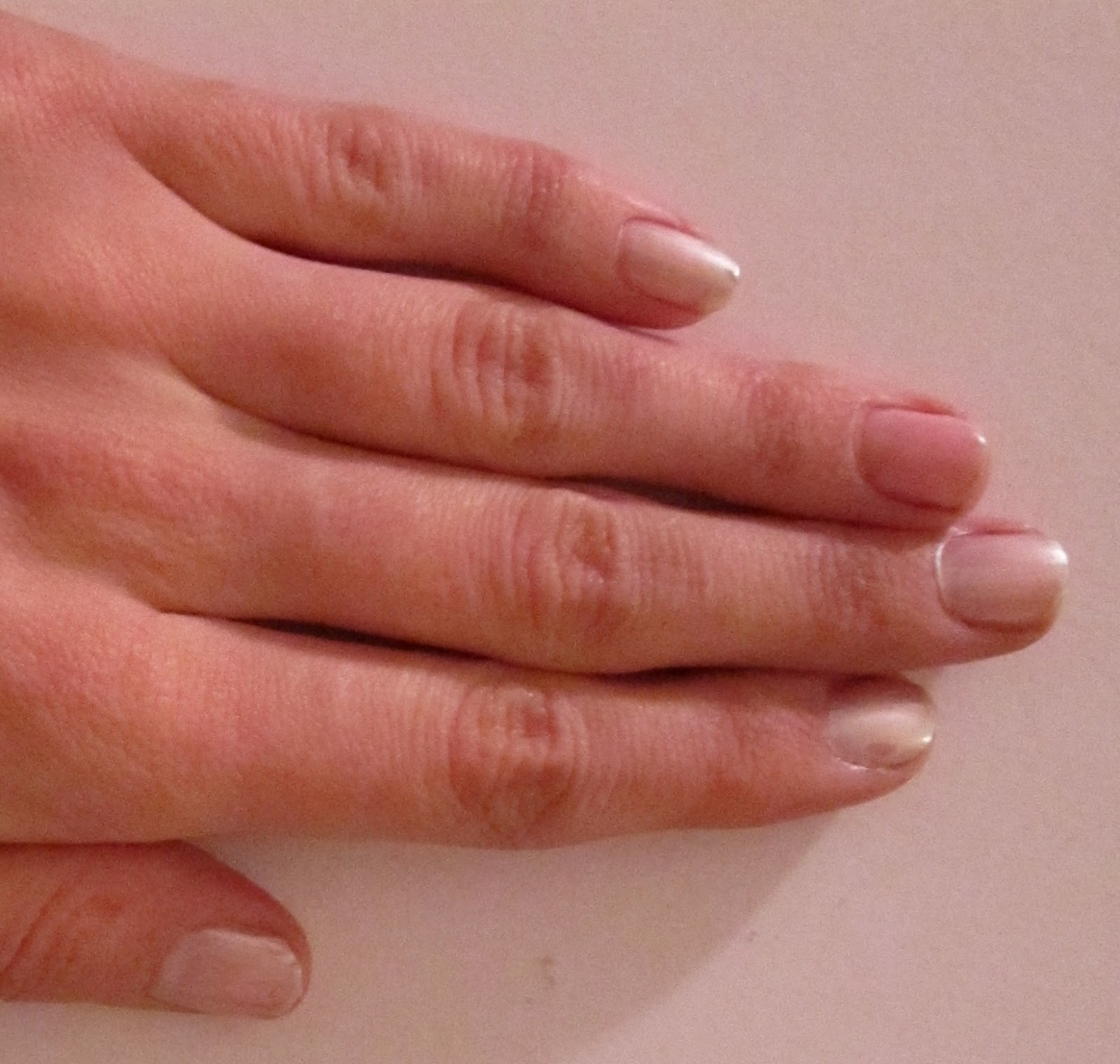 Inspired Xpression: Quick and Easy Color Tip Nails: Ballerina Mani