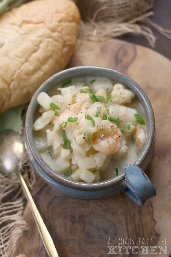 Easy Mixed Seafood Chowder