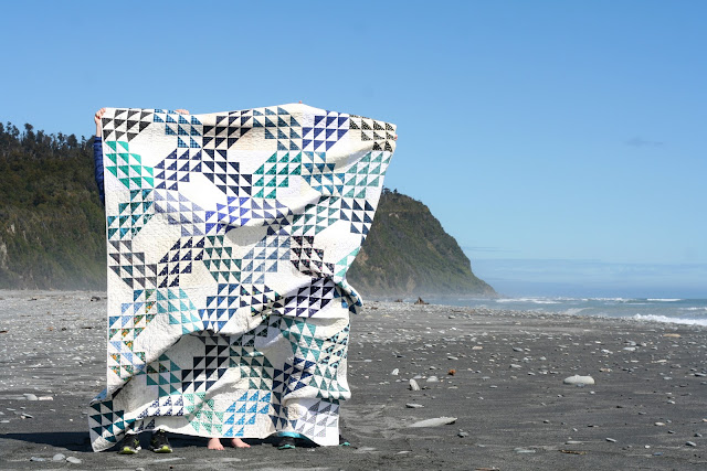 Ocean Waves Quilt by Wooden Spoon Quilts