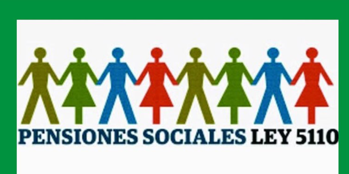 BENEFICIARIOS DE PENSIONES SOCIALES LEY 5110 PODRÁN ACCEDER A SU RECIBO